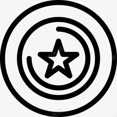 排名勋章排名搜索引擎优化线图标