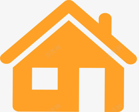 公共交通标识房屋图标