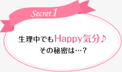 Secret1生理中Happy気分秘密素材