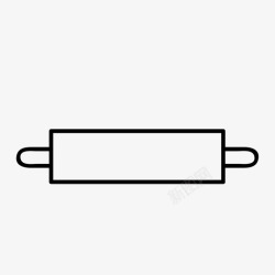 滚轴擀面杖滚轴烹饪工具擀面杖高清图片