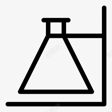 矢量实验工具采购产品烧瓶化学教育图标