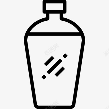 瓶子玻璃瓶水图标