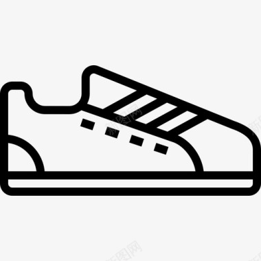 鞋子帆布鞋运动鞋图标