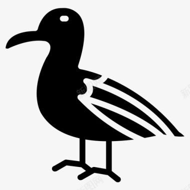海鸟鸽子海鸥图标