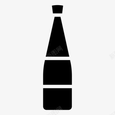 酒水瓶子啤酒水图标