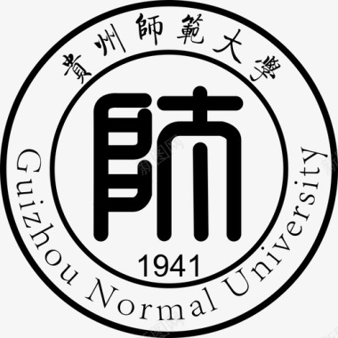 大学标志贵州师范大学校徽图标