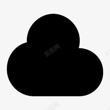 云服务器云预测服务器图标