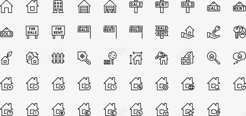 iconRealEstate常用小图标png免抠素材_88icon https://88icon.com 常用 图标