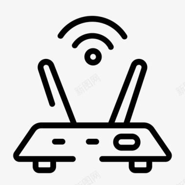 中国古器物wifi连接互联网图标
