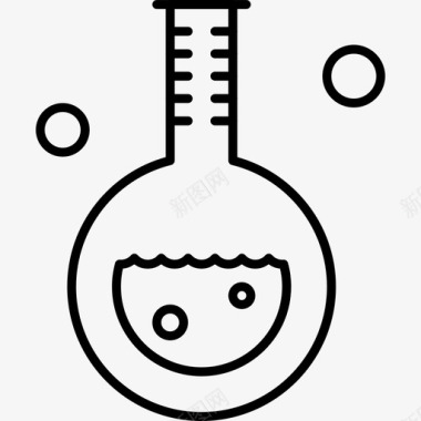 度量瓶佛罗伦萨瓶生态学测试图标