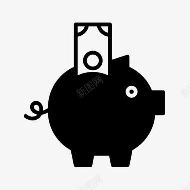 小猪银行现金钱图标