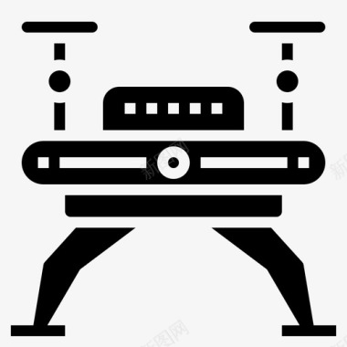 飞行无人机无人机交付飞行图标