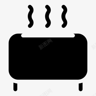 取暖器热水器客厅图标