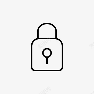 隐私锁密码隐私图标