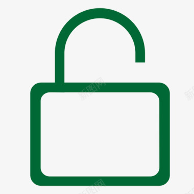 线性图标坐标登录锁图标