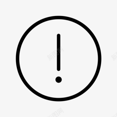 线性图标坐标warningoutline图标