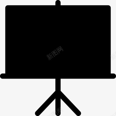 矢量电影放映机屏幕电影放映机图标