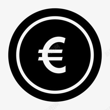 火焰欧元图标硬币货币美元图标