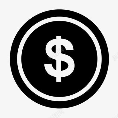 火焰欧元图标美元硬币银行货币图标