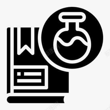 生物分子科学科学书生物化学化学图标