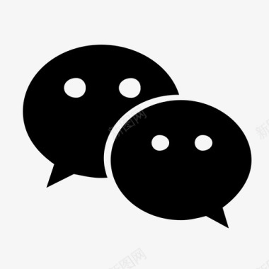 微信qq微信图标