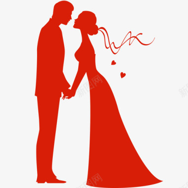 花纹婚礼婚礼蜜月图标