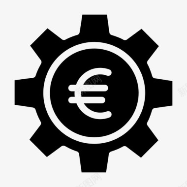 火焰欧元图标设置业务欧元图标