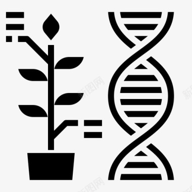 生物分子科学分子生物化学化学图标