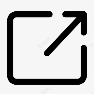 线性图标坐标分享图标