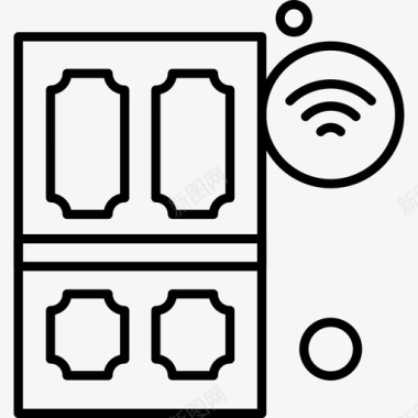 门雕花门出口智能家居图标