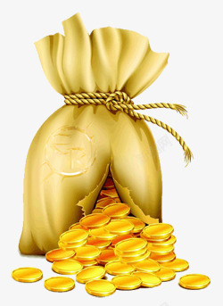 新年礼包红包礼盒金色金币素材