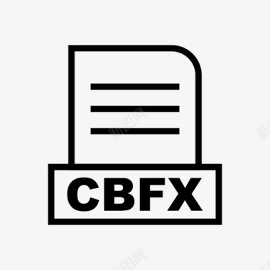 ZIP文件格式cbfx文件格式行图标