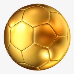 足球金色的球小amp小素材