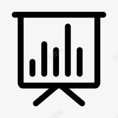 背景白板数字白板图表图形图标