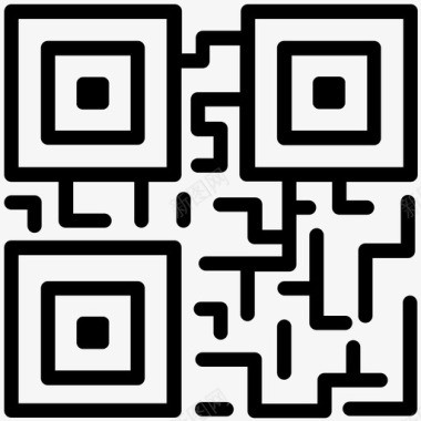 二维码条形码付款方式图标