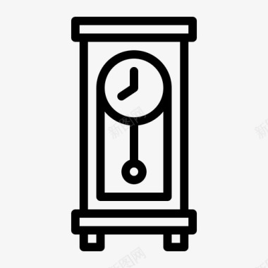 钟摆挂钟胡西康pt一线图标