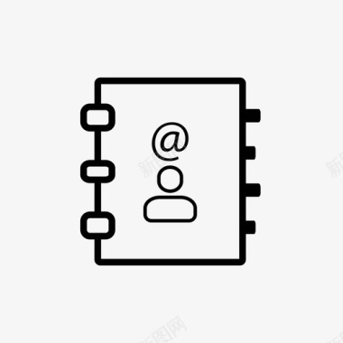 客户信息表地址簿客户信息图标