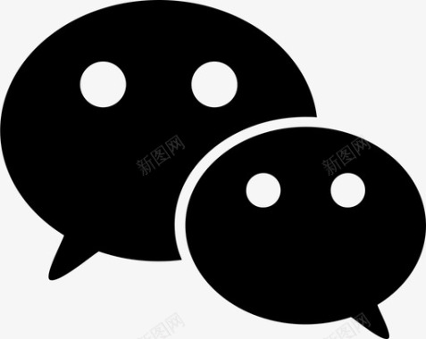 微信qq微信图标