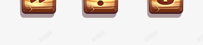 木纹图标按钮锁定播放png免抠素材_88icon https://88icon.com 木纹 图标 按钮 锁定 播放