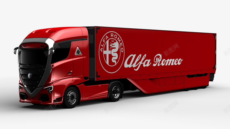 AlfaromeoTruckconceptcar红红火火的概念卡车设计png免抠素材_88icon https://88icon.com 红红火火 概念 卡车 设计