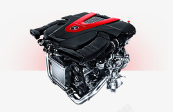 30升V6双涡轮增压发动机汽车素材