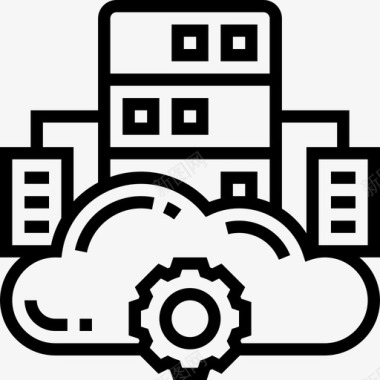 服务器数据源云主机图标