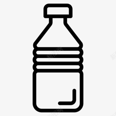 饮料瓶塑料饮料瓶子图标