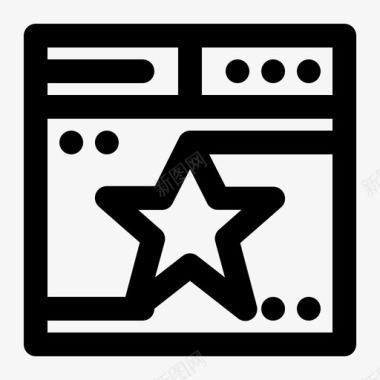 排名网络书签收藏评级图标