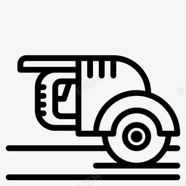 圆形火焰图标圆形刀片结构图标