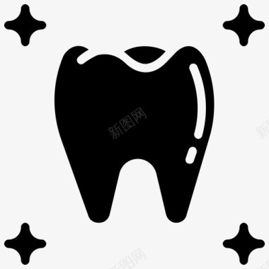 健康护理健康牙齿牙科牙科学图标