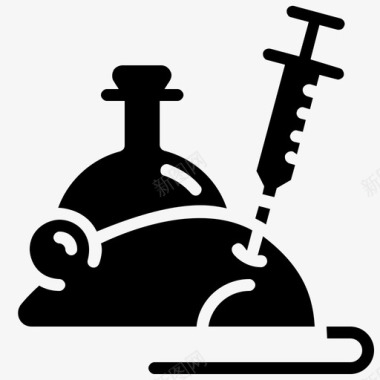 老鼠老鼠实验实验室科学图标