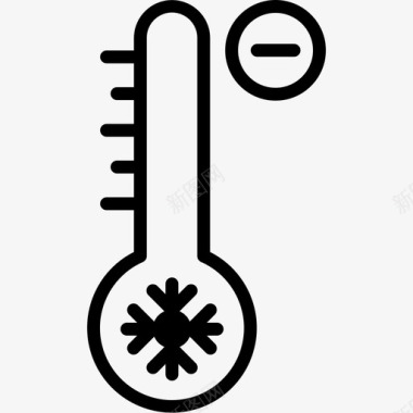 雪花减温器冷雪花图标