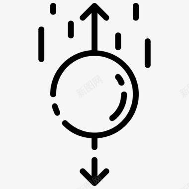 物理防虫力方向加速度物理学图标