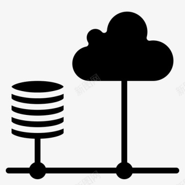 服务器共享网络云服务器图标